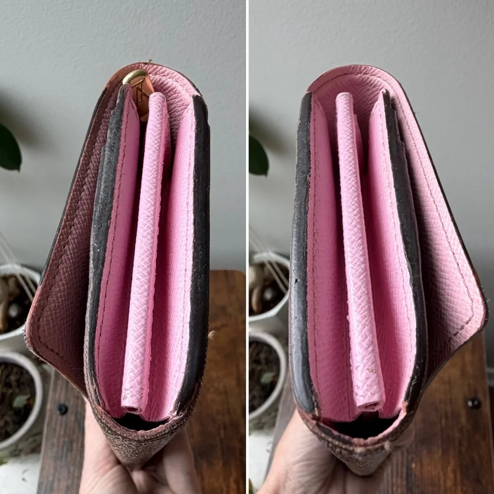 Louis Vuitton Transatlantic Illustre Sarah Wallet Monogram Rose Ballerine